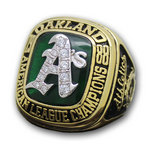 1988 Oakland Athletics American League Championship Ring
