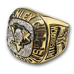 1991 Pittsburgh Penguins Stanley Cup Championship Ring