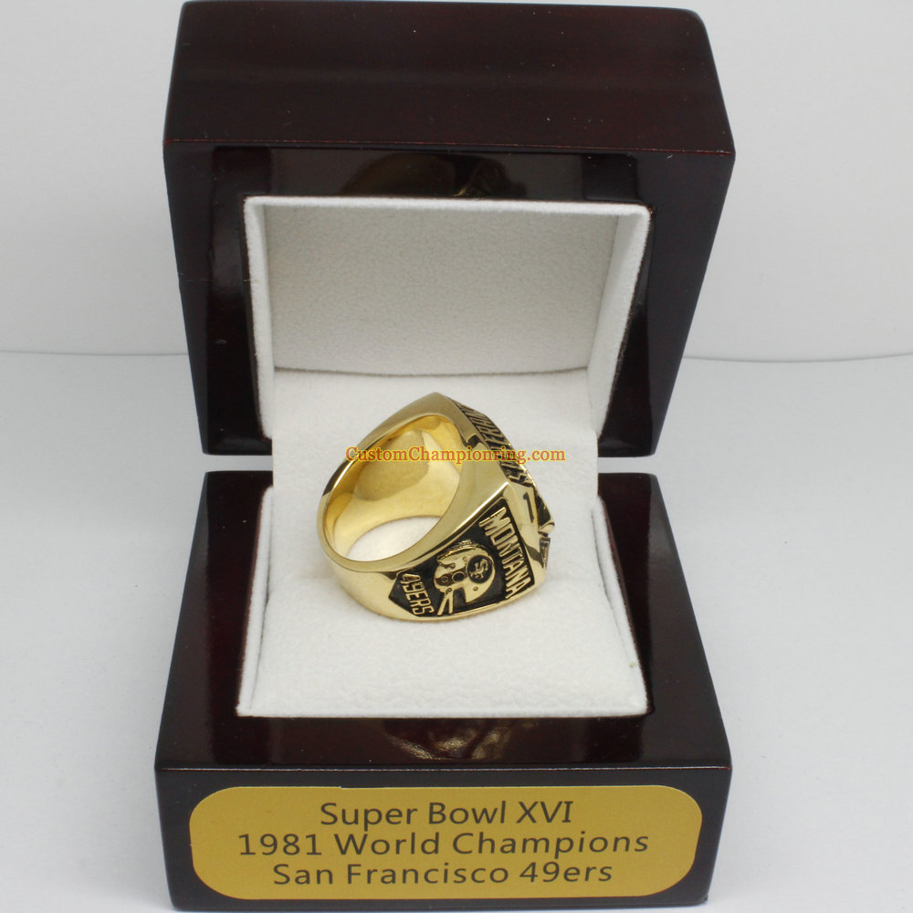 NFL 1981 SAN FRANCISCO 49ERS SUPER BOWL XVI WORLD CHAMPIONSHIP RING Re –  LoveChampionRing