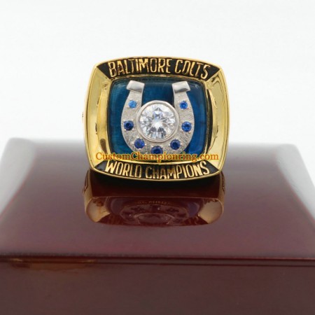 1970 Super Bowl V Baltimore Colts Championship Ring