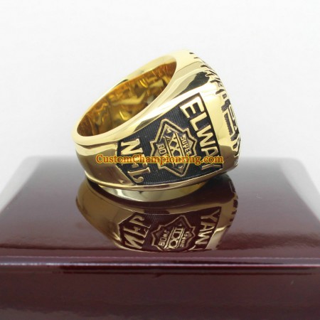 1987 Denver Broncos American Football Championship Ring