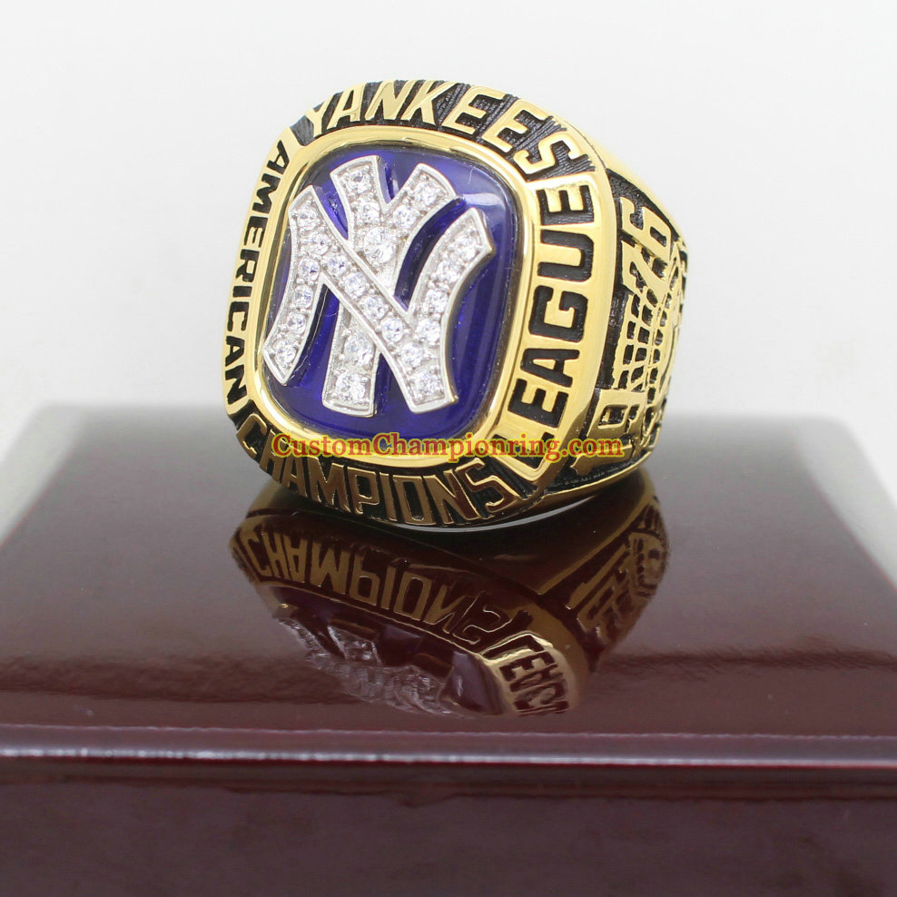 1976 New York Yankees America League Baseball Championship Ring, Custom New  York Yankees Champions Ring