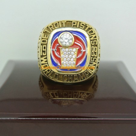 1989 Detroit Pistons Basketball World Championship Ring