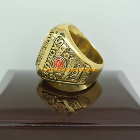 1989 Detroit Pistons Basketball World Championship Ring