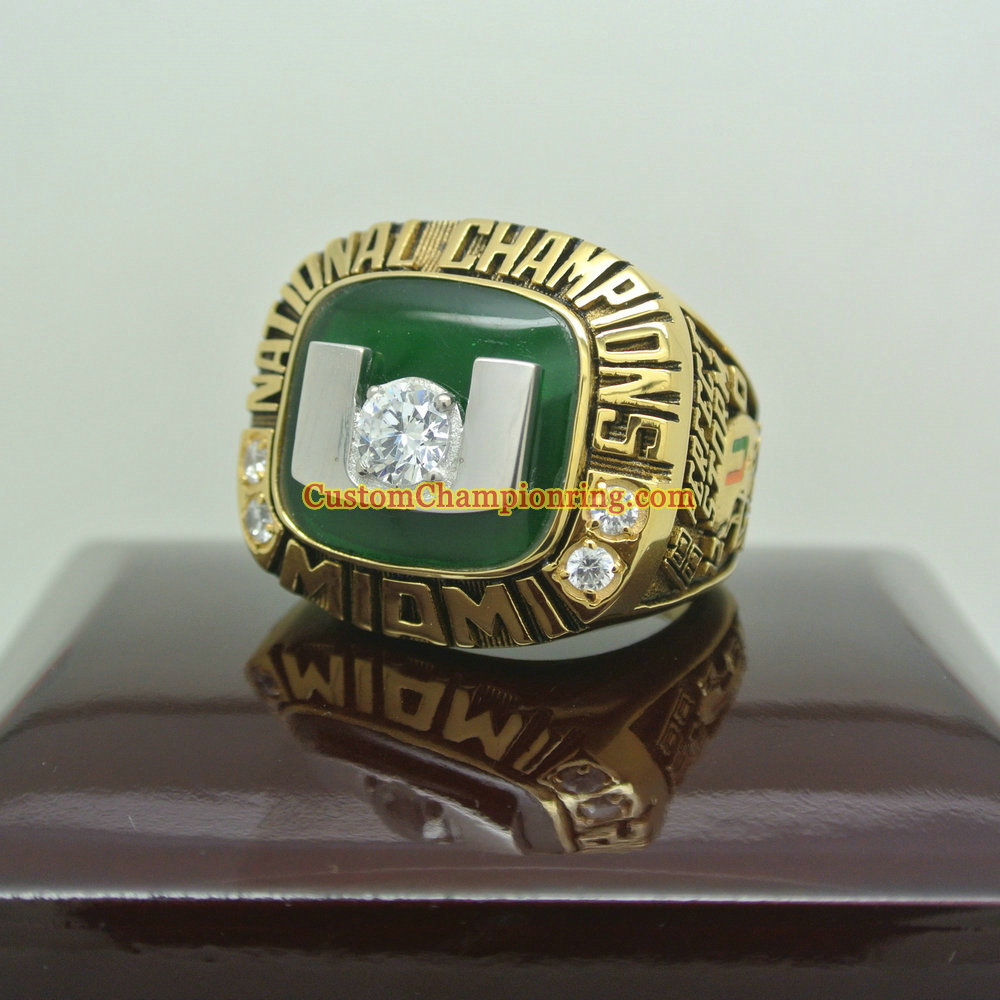 2001 Miami Hurricanes National Championship Ring