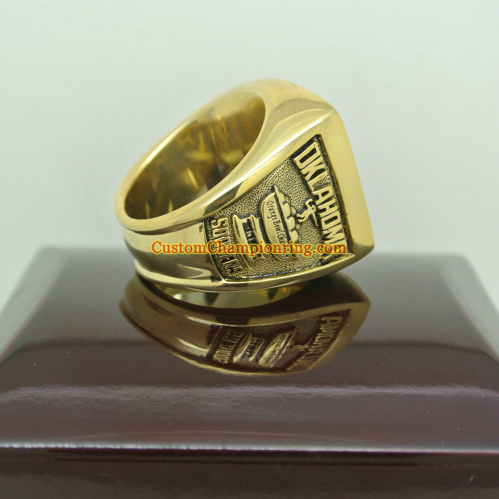 1985 Oklahoma Sooners Football National Championship Ring