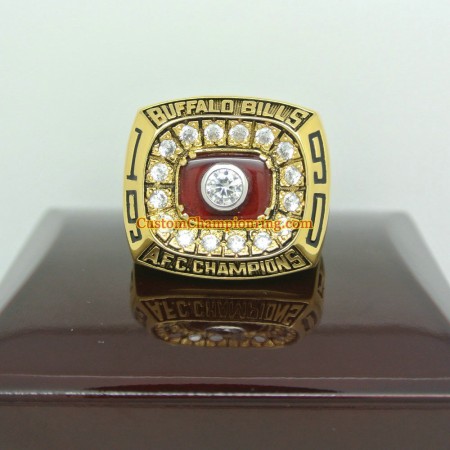 1990 Buffalo Bills American Football Championship Ring