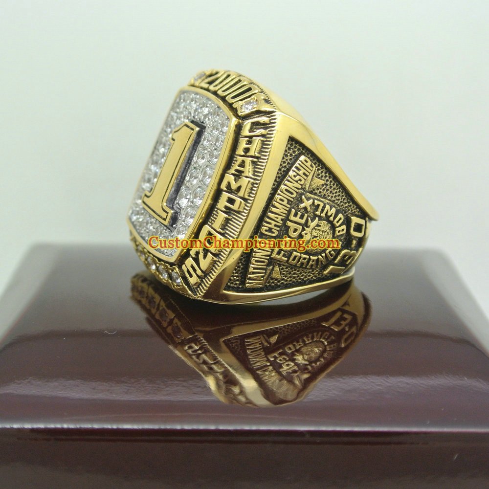 2000 Oklahoma Sooners National Championship Ring