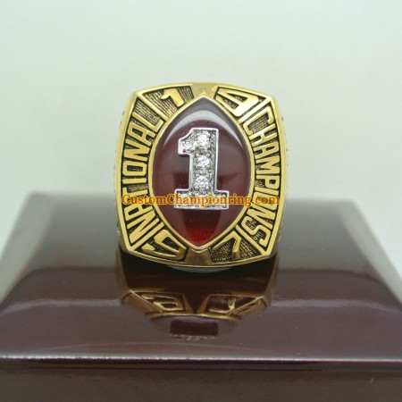 1997 Nebraska Cornhuskers National Championship Ring