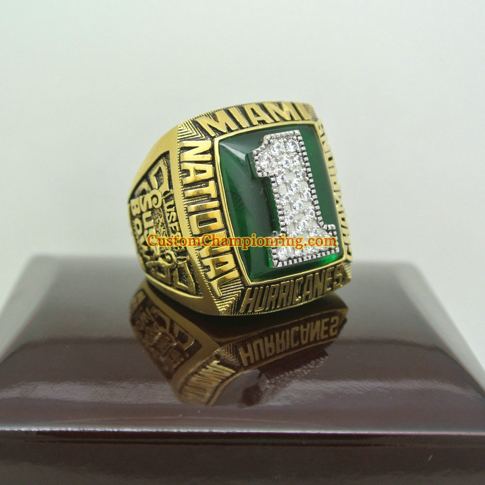 1989 Miami Hurricanes National Championship Ring