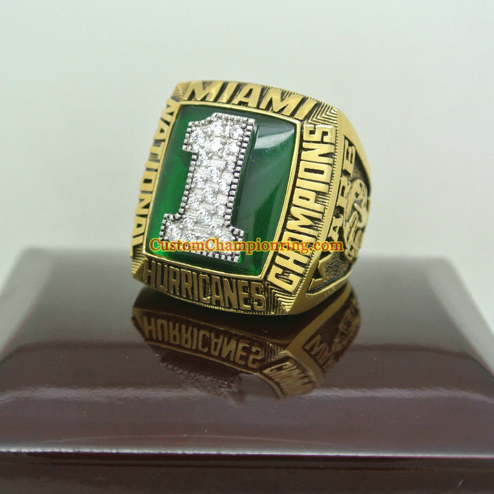 1989 Miami Hurricanes National Championship Ring