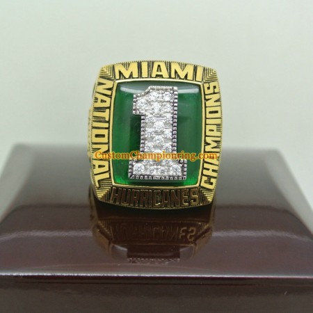 1989 Miami Hurricanes National Championship Ring