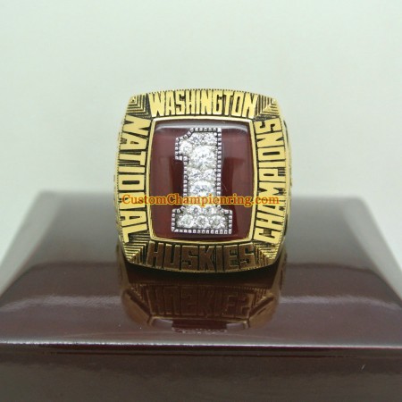 1991 Washington Huskies National Championship Ring