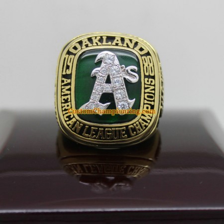 1988 Oakland Athletics American League Championship Ring