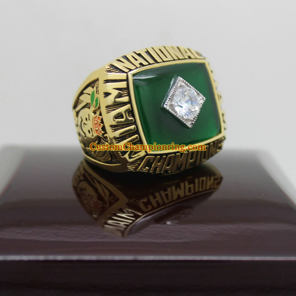 1987 Miami Hurricanes National Championship Ring