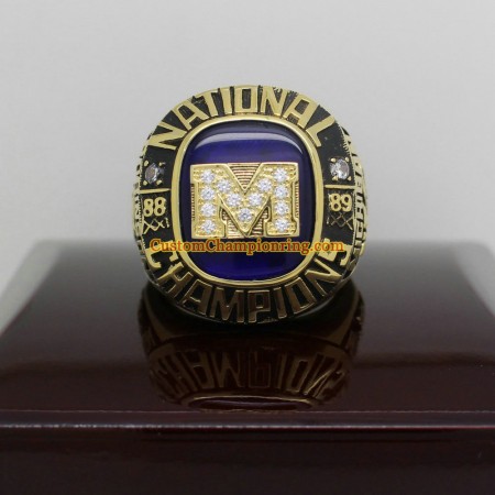 1989 Michigan Wolverines National Championship Ring