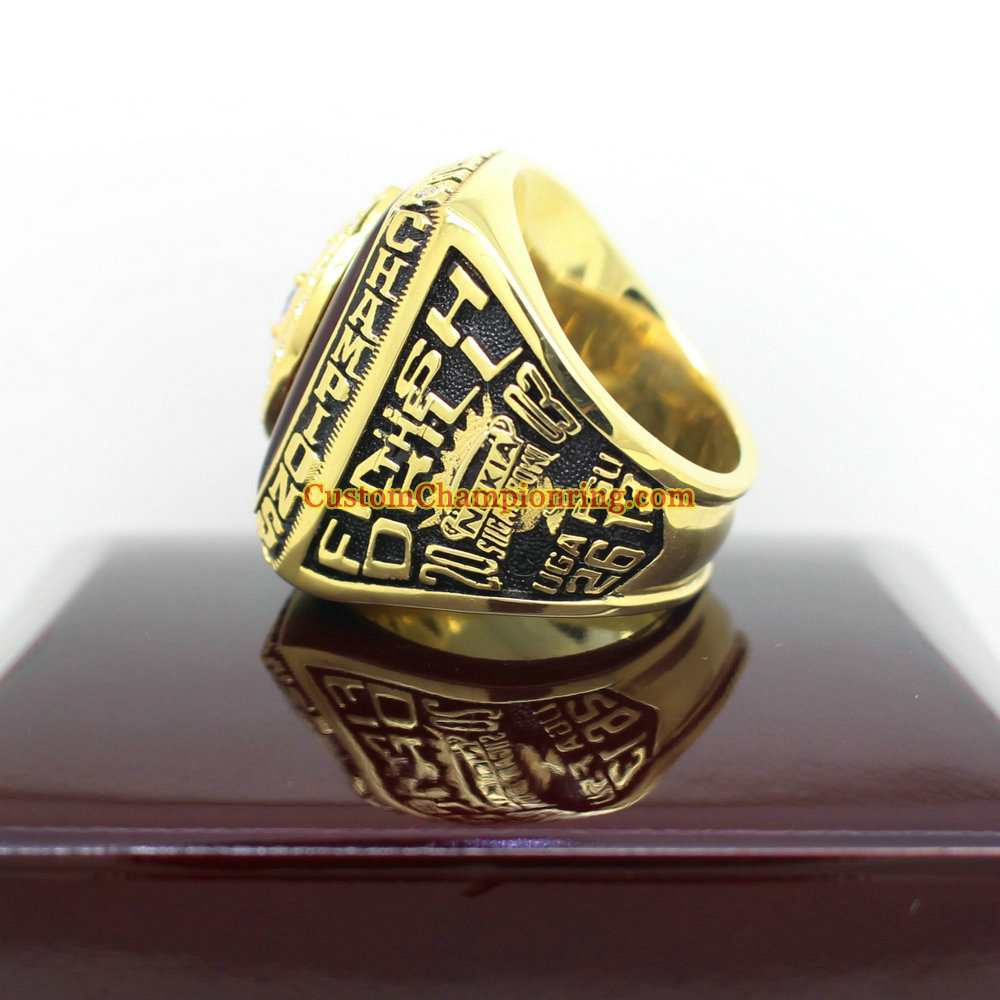 2003 Georgia Bulldogs Sugar Bowl Championship Ring