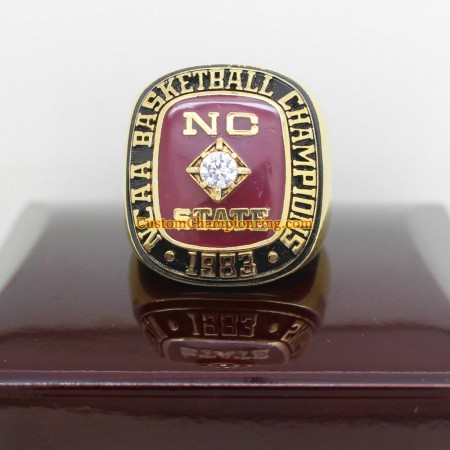 1983 NC State Wolfpack Basketball Championship Ring