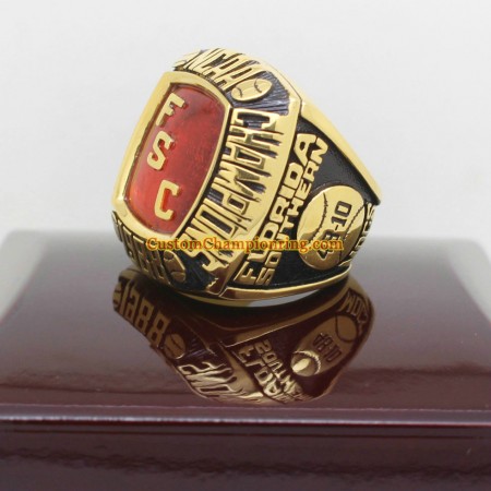 1988 Florida Southern Moccasins Baseball National Championship ring