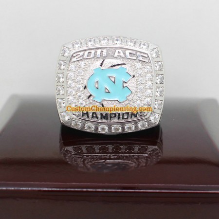 2011 North Carolina Tar Heels ACC Elite 8 Basketball Championship Ring