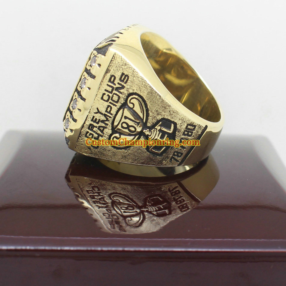 1981 Edmonton Eskimos The 69th Grey Cup Championship Ring