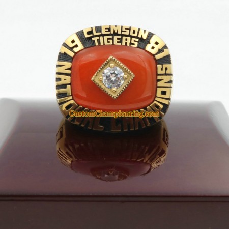 1981 Clemson Tigers National Championship Ring