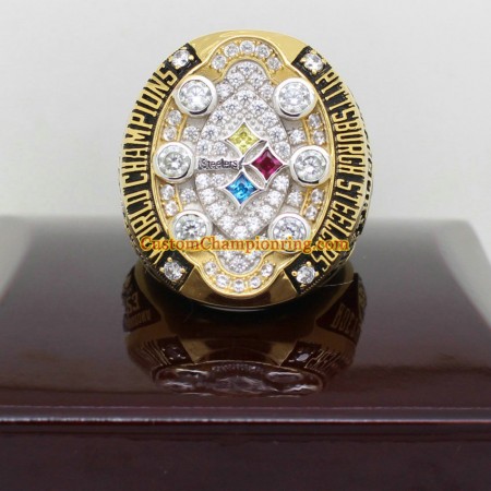 2008 Super Bowl XLIII Pittsburgh Steelers Championship Ring