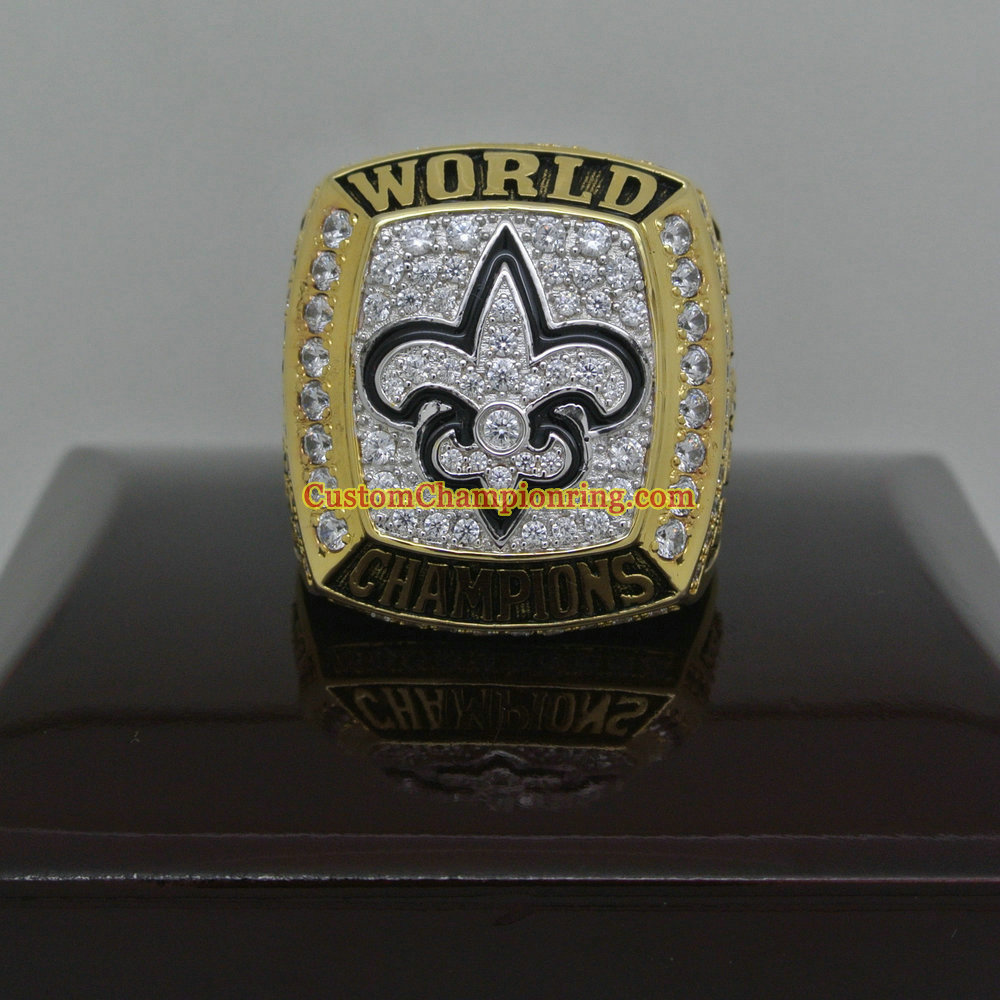 2009 New Orleans Saints Super Bowl XLIV Champions 14K Gold Ring!